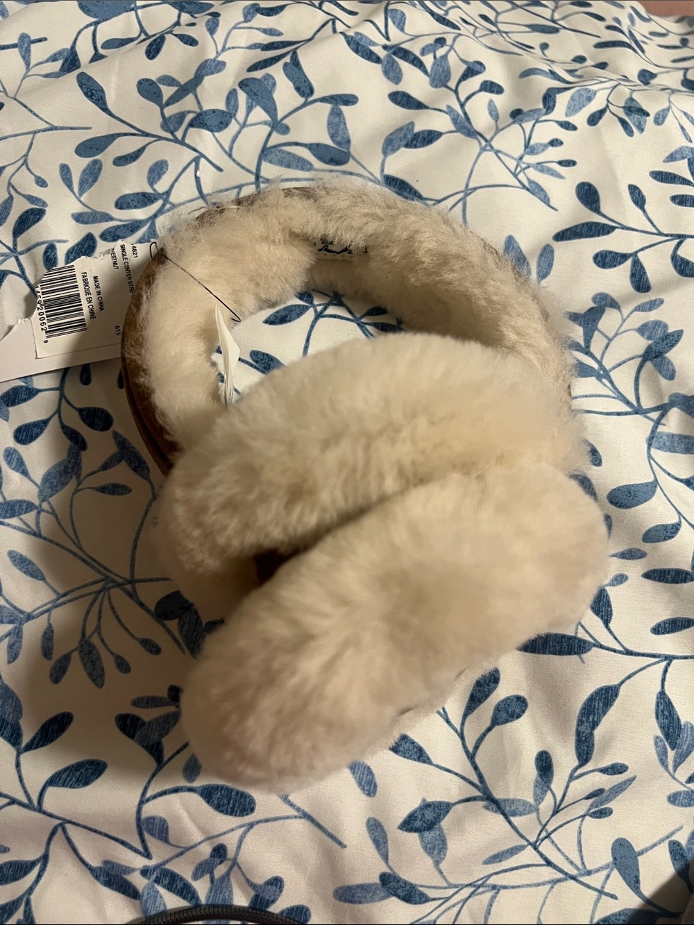 UGG Cream Shearling Ear Muffs
